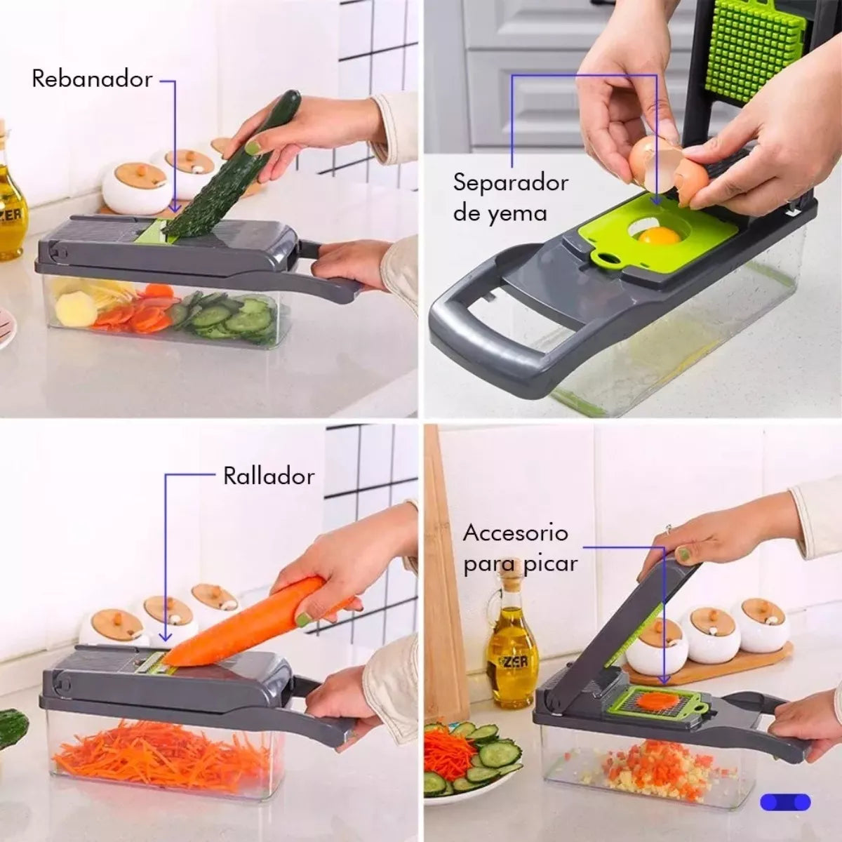 Multi picador de vegetales.